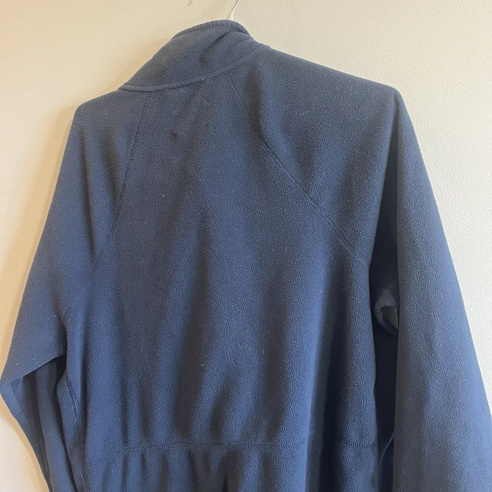 Burton Men's XL Durable Goods Blue Full Zip Up Fleece Sweater Jacket Dryride